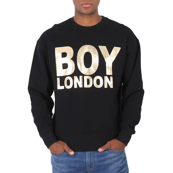 Boy London Reflective Cotton Sweatshirt, Size Small
