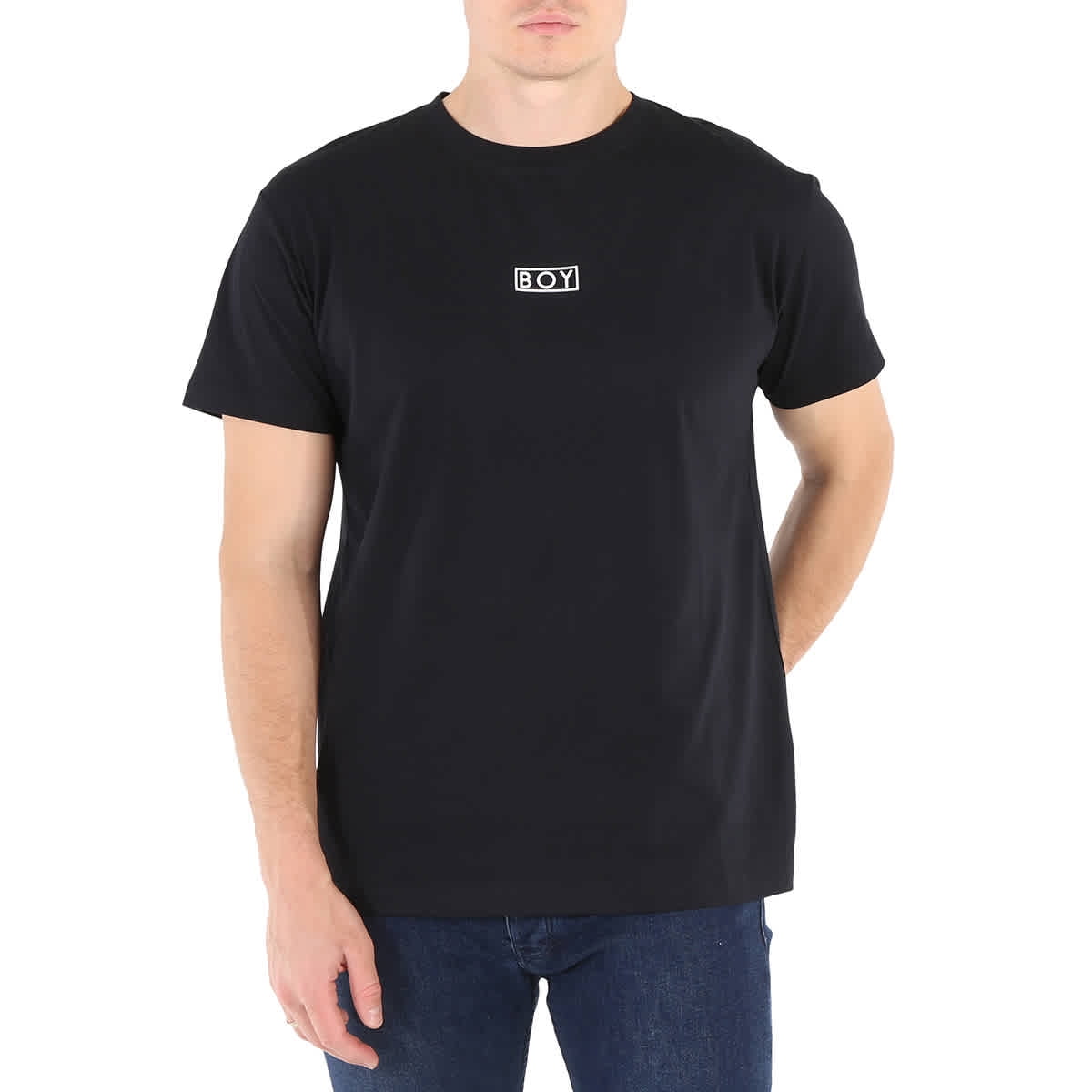 BOY LONDON★ 即発送★Eagle Logo Best Selling Items Boy London Men's Boy Eagle Flock T-shirt, Size X-Small