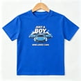 thumbnail image 1 of Boy Loves Cars Racing Boys Graphic Tees Kids T-Shirt 100% Cotton Short Sleeve Tops Ages 4-13Y, 1 of 5