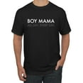thumbnail image 1 of Boy Mama All Day Everyday Mom Son Gift | Mens Mother's Day Graphic T-Shirt, Black, Small, 1 of 4
