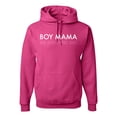 thumbnail image 1 of Boy Mama All Day Everyday Mom Son Gift | Mens Mother's Day Hooded Sweatshirt Graphic Hoodie, Fuschia, 3XL, 1 of 4