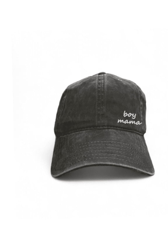 Boy Mama Baseball Cap - Vintage Washed Hat
