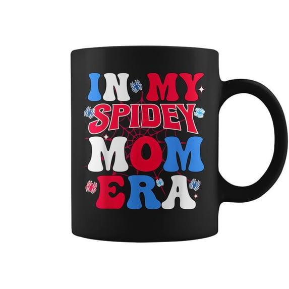 Boy Mama Groovy Mama And Daddy Spidey Mom In My Mom Era Coffee Mugs