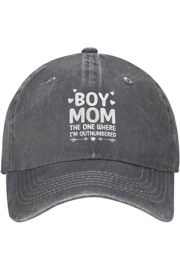 Boy Mama Mom of Boys Hats for Men Baseball Cap Boy Mom The One Where Im Outnumbered Retro Caps for Women Summer Cap