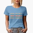 thumbnail image 1 of Boy Mama, Name for a Mother of One or More Boys, Groovy Retro Wavy Text Merch Gift, Baby Blue T-Shirt, Medium, 1 of 5
