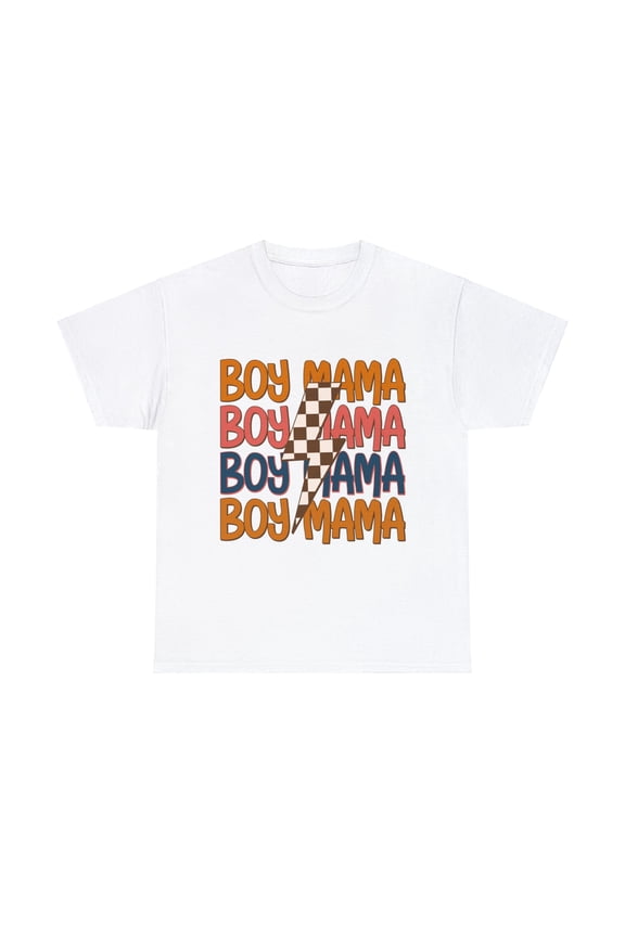 Boy Mama Shirt, Boy Mom Sweater, Retro Boy Mama Shirt ID-0206-GHXA