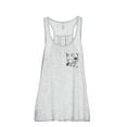 thumbnail image 1 of Boy Mama Tattoo Art Women's Fashion Sleeveless Flowy Racerback Workout Yoga Tank Top Sport Grey Medium, 1 of 3
