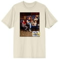 thumbnail image 1 of Boy Meets World Cory, Topanga, Shawn, Eric, and Jack in a Library Men's Sand Short Sleeve Tee-XL, 1 of 4