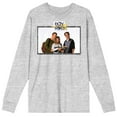 thumbnail image 1 of Boy Meets World Cory, Topanga, and Shawn Men's Heather Gray Long Sleeve Tee-XL, 1 of 3