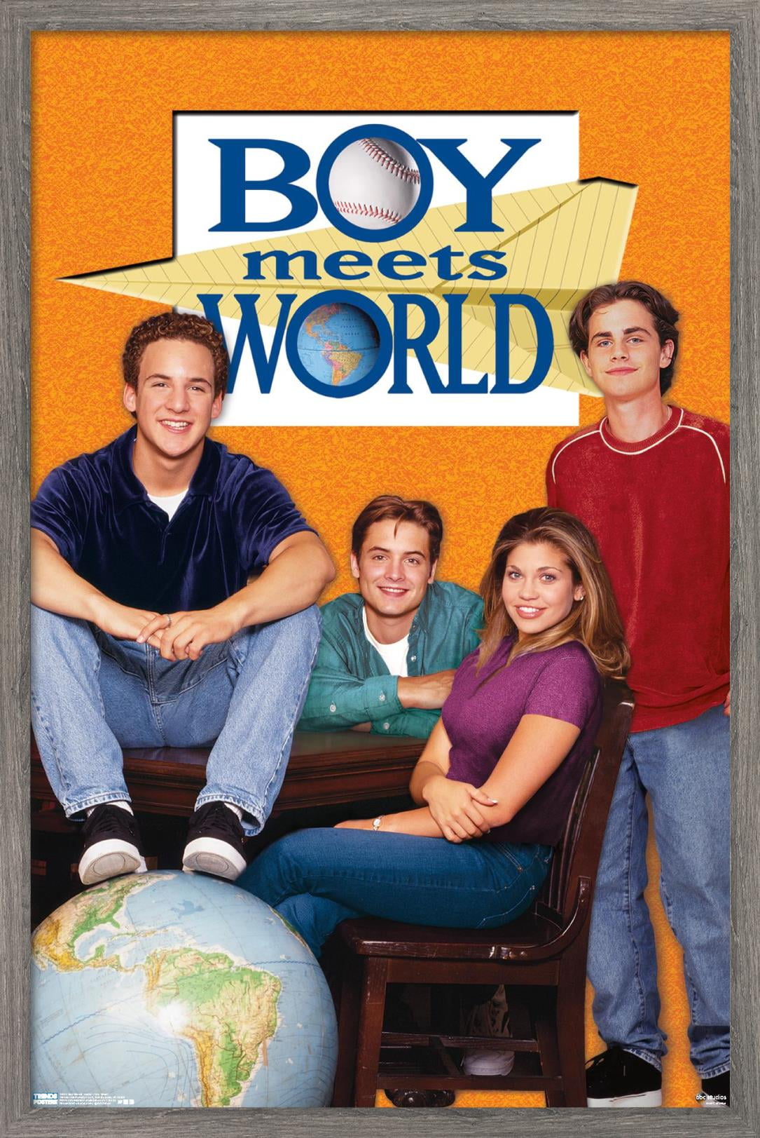 Boy Meets World - One Sheet Wall Poster, 14.725" x 22.375", Framed