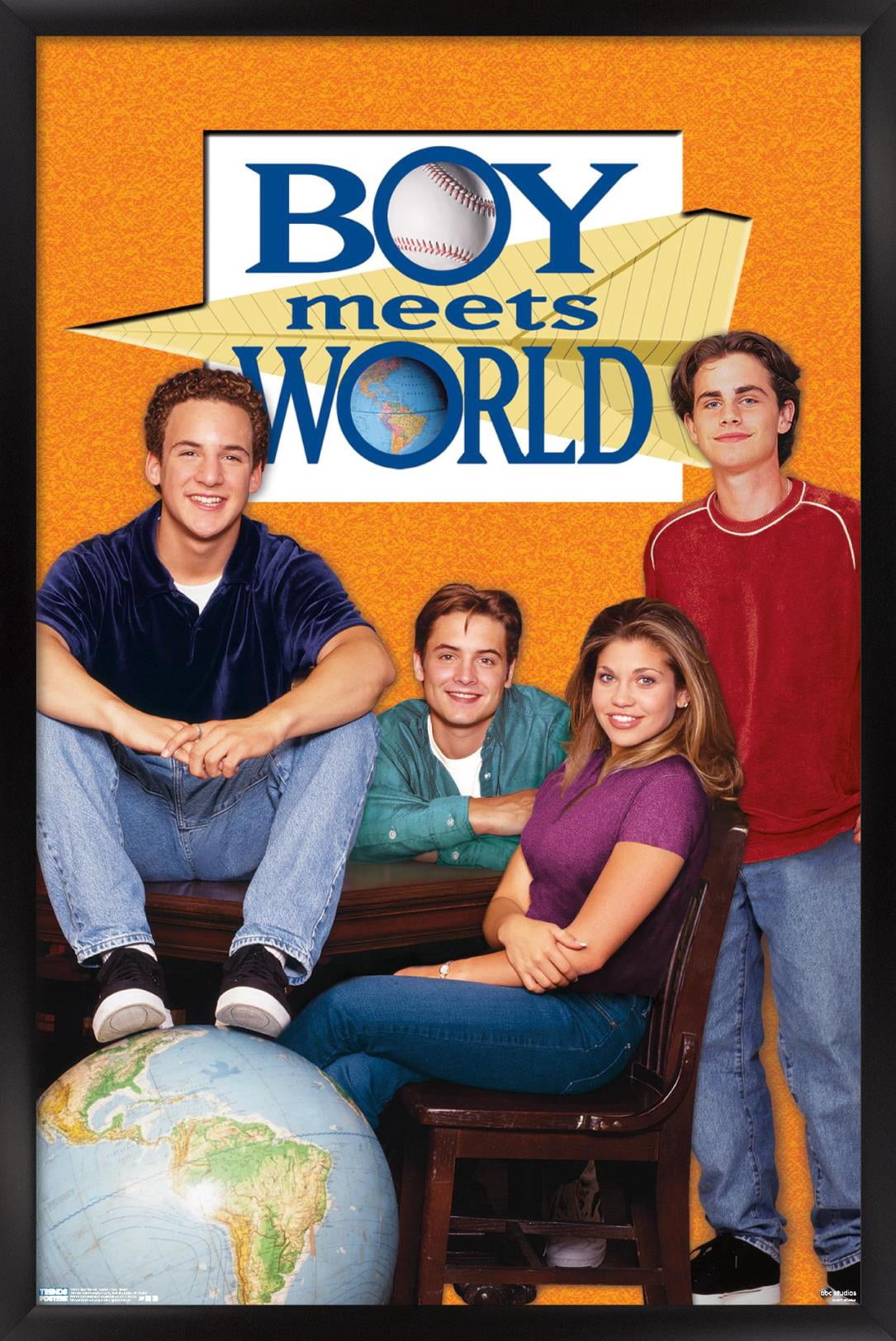 Boy Meets World - One Sheet Wall Poster, 14.725" x 22.375", Framed