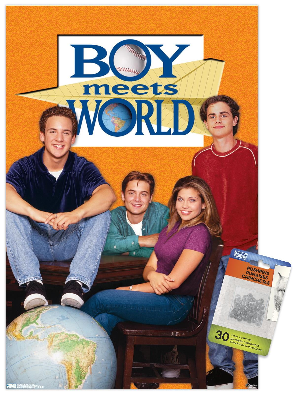 Boy Meets World - One Sheet Wall Poster with Pushpins, 14.725" x 22.375"