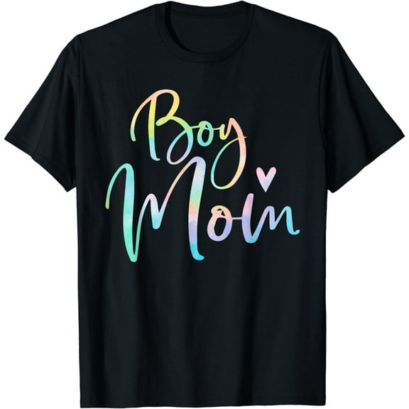 Boy Mom Gifts For Mother Mama Of Boys Tie Dye T-Shirt