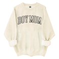 thumbnail image 1 of Boy Mom Sweatshirt Basic Baggy Hoodie Oversized Sweatshirt Unisex Adult Crewneck Sweatshirt Soft Pullover Loose Fit Long Sleeve Tops Womens Sweatshirts No Hood Womens Crewneck Sweatshirts, 1 of 3