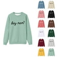 thumbnail image 1 of Boy Mom Sweatshirts for Women 2025 Long Sleeve Crewneck Drop Shoulder Boy Mama Graphic Sweatshirt Pullover Tops, 1 of 3