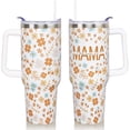 thumbnail image 1 of Boy Mom Tumbler 40 oz, Birthday Gift Christmas Mothers Day Gifts for Boy Mama, Boy Mom Cup Coffee Mug Stainless Steel 40 oz Tumbler with Handle and Straw, 1 of 3
