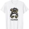 thumbnail image 1 of Boy Moms Funny Messy Bun Mom Life Motherhood Mom Of Boys T-Shirt, 1 of 4