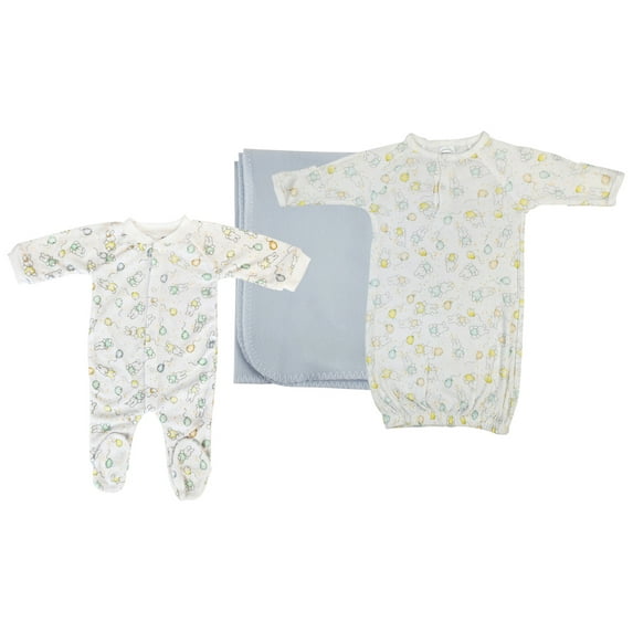 Boy Newborn Baby 3 Pc Layette Sets