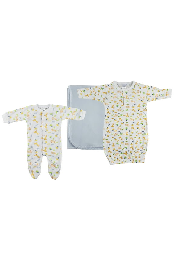 Boy Newborn Baby 3 Pc Layette Sets