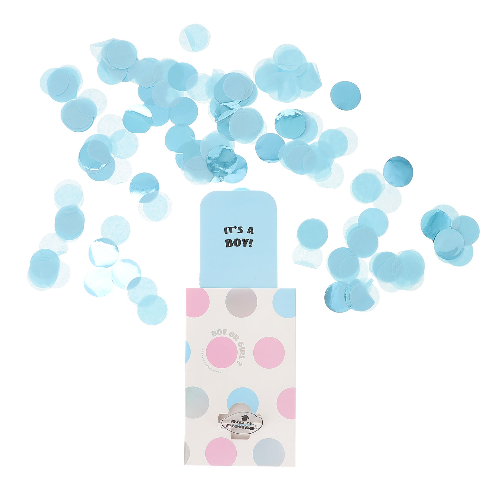 Boy Or Girl Gender Reveal Party Poppers Confetti Shooters Party Poppers