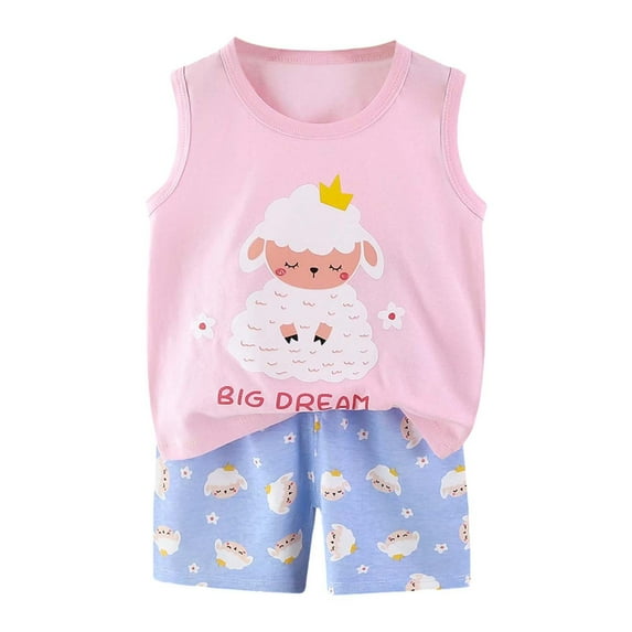 Boy Outfits Summer Retro Embroidery Animals Shirts T Shirt + Elastic Shorts Sets Boys Clothes