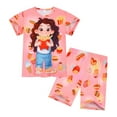 thumbnail image 1 of Boy Pajamas Kids Toddler Boys Summer Shark Print Pajama Set Casual Playwear Breathable Comfort Lightweight Home Wear Toddler Pajamas Orange 5 Years-6 Years, 1 of 4
