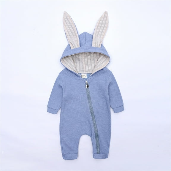 Boy Pajamas Onesie Long Sleeve Romper Lounge Wear Girls Clothes Size 12-18M