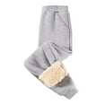 thumbnail image 1 of Boy Pants Thermal Pants Boys Boys Fleece Athletic Workout Kids Clothes Boys Joggers, 1 of 6