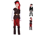 thumbnail image 1 of Boy Pirate Tops Pants Hats Set Boys Halloween Party Clothes Boy Size 5-12 Years, 1 of 3