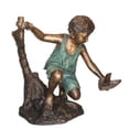 thumbnail image 1 of Boy Playing Toy Boat, 1 of 1