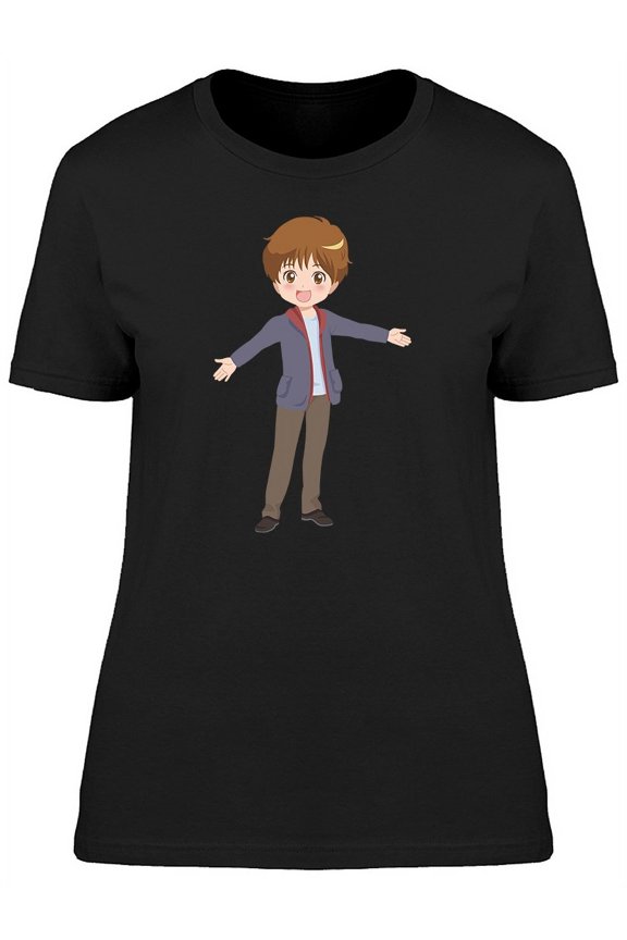 Boy Pose T-Shirt Women -Image by Shutterstock, Female Large