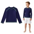 thumbnail image 1 of Girl Rash Guard Swim Shirt Long Sleeve Sun Protection Shirt Quick Dry Kids Fishing Shirt 6-7 Years, 1 of 7