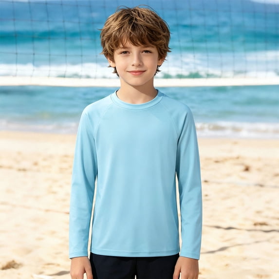 Boy Rash Guard UV Sun Protection Swim Shirt Kids Boys Quick Dry Boys Size 3-4 Years Shirts