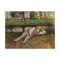 Boy Resting' Canvas Art by Paul Cezanne
