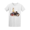 thumbnail image 1 of Boy Riding Motorcycle Posing Tee Men's -Image by Shutterstock, 1 of 2