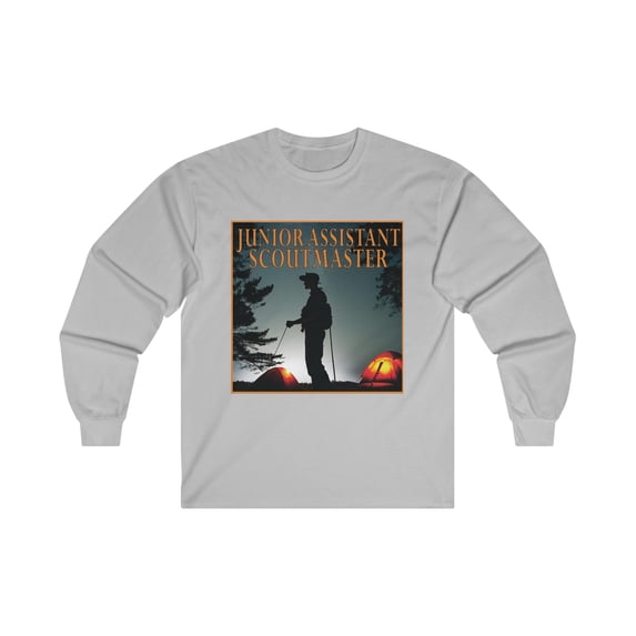 Boy Scout Junior Assistant Scoutmaster Ultra Cotton Long Sleeve Tee