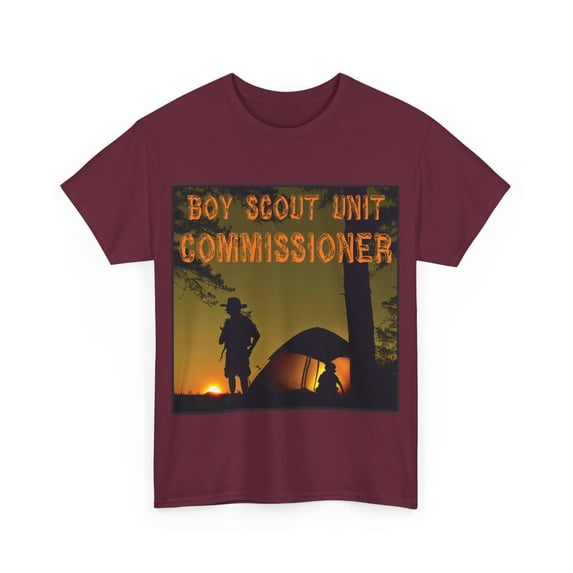 Boy Scout Unit Commissioner Heavy Cotton T-Shirt