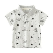 Boy Shirts Boys Polo Shirt Childs Short Sleeve Golf Collared Shirts School Uniform Tennis Shirts for Kids