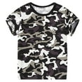 thumbnail image 1 of Boy Shirts Size 7 Boy Camouflagess T Shirt Camo Short Sleeve Tee Shirts For Boys Girls 2 14 Years,Z7-Grey,5-6 Years, 1 of 3