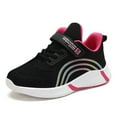 thumbnail image 1 of Boy Shoes Fashion Mesh Lace Up Sneakers Color Matching Casual Comfortable Running Shoes Kids Sneakers Black 5.5 Years-6 Years, 1 of 7