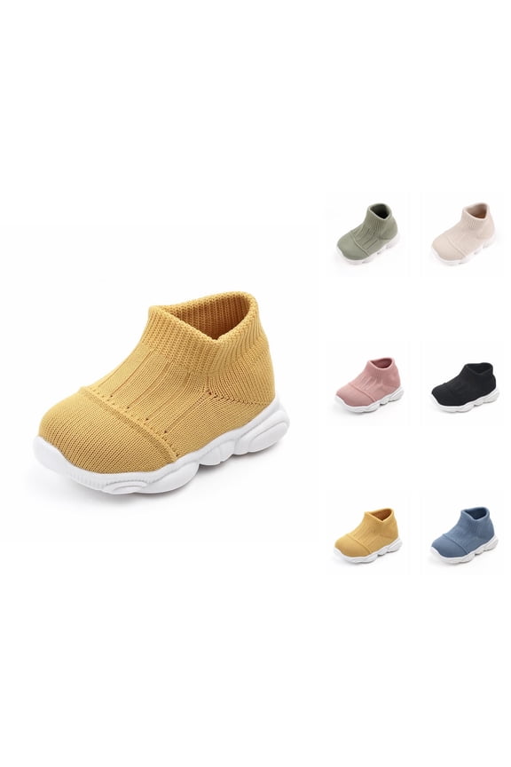 Boy Shoes Kids Sneakers Boys And Girls Children's Shoes Fly Weaving Mesh Shoes Breathable Non Baby Shoes Spring Casual Toddler Shoes