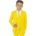 thumbnail image 1 of Boy Suit 5 Piece Slim Fit Party Blazer Kids Tuxedo Formal Blazer Vest Pants Shirt tie Set, 1 of 5