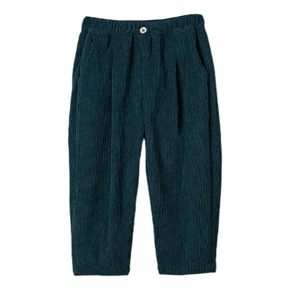Boy Sweatpants kids clothing Boys Corduroy Casual Pants Classic Straight Leg Design Comfortable Soft Fabric for Everyday Play and Outdoor Activities Ideal for School and Weekend Wear