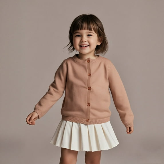 Boy Sweatshirt Long Sleeve Rose Gold Sweatshirts Crewneck Loose Fit Cardigans Tops Warm Fall Winter Clothes 12M Girl Clothes