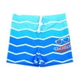thumbnail image 1 of Boy Swim Trunks Swimming Short Cartoon Dinosaur Quick Drying Drawstring Little Boys Bathing Suit Swimsuit Light Blue,5-7 years, 1 of 4