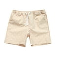 thumbnail image 1 of Boy Swim Trunks Toddler Kids Boys Polka Dot Print Swimming Trunks Beach Swimwear Shorts Casual Shorts Toddler Swimsuit Beige 4 Years-5 Years, 1 of 2