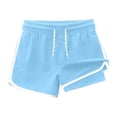thumbnail image 1 of Boy Swim Trunks with Compression Liner Kids Stretch Swim Shorts Quick Dry Beach Swimsuit Boys Shorts Size 10-11 Years, 1 of 4