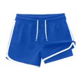 thumbnail image 1 of Boy Swim Trunks with Compression Liner Stretch Swim Shorts Quick Dry Beach Swimsuit Boys Shorts Size 12-13 Years, 1 of 4