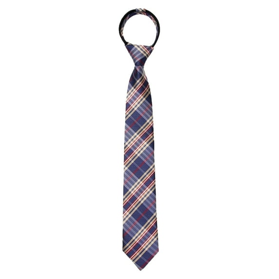 Boy Tie Striped Pre-Tied Plaid Kid Necktie Adjustable Woven Formal Toddler Tie for Youth Wedding School,Color:Light Purple