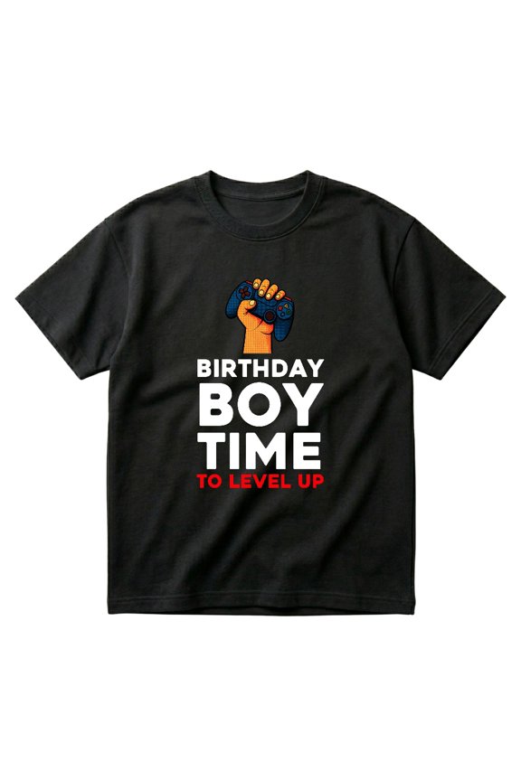 Boy Time To Level Up Video Game Funny Gamer Gift Retro T-Shirts